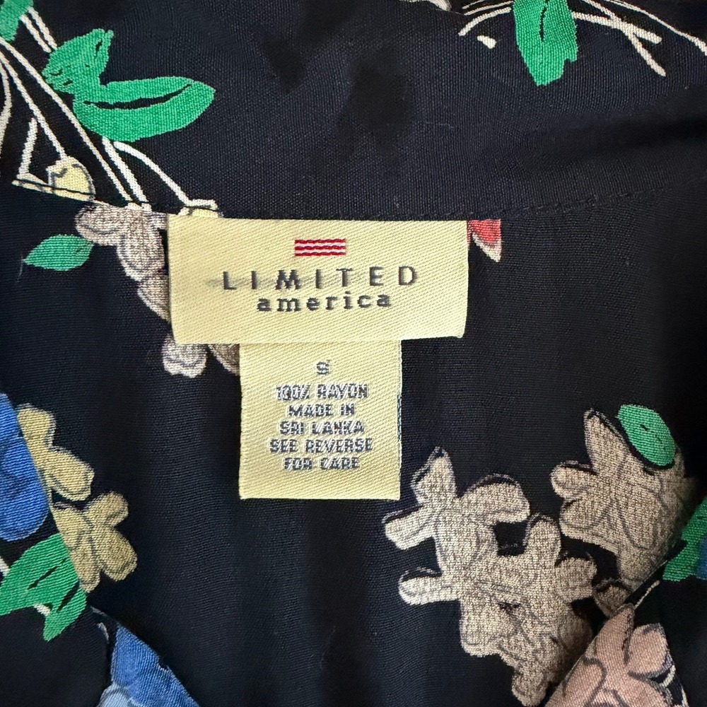 The Limited  Y2K Floral 90s Dress Sz Small Cottagecore Western  Feminine Romance - Picture 2 of 5